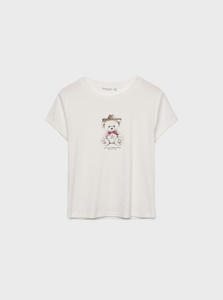 Moudda STRADIVARIUS - T-Shirt Ourson Cowboy - Tunisie 4