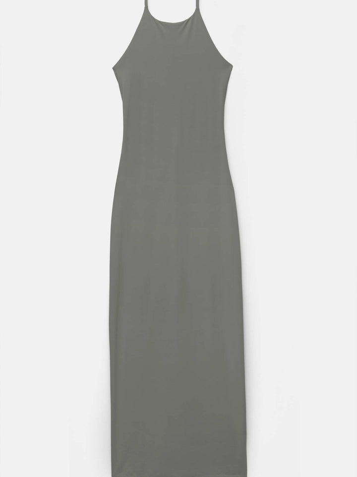 Moudda PULL & BEAR - Robe Midi Halter - Fronce Dos Polyamide - Tunisie 2