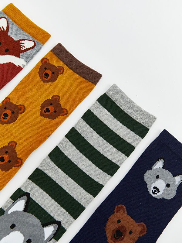 Moudda LC Waikiki - Chaussettes courtes Garçon Fil mélangé teint - Tunisie 2