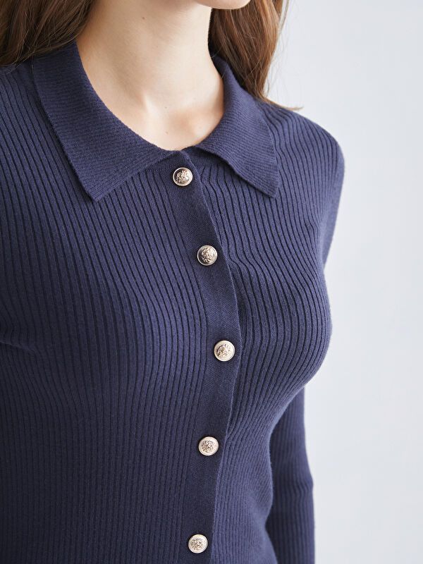 Moudda LC Waikiki - Cardigan en tricot Femme Marine - Tunisie 3