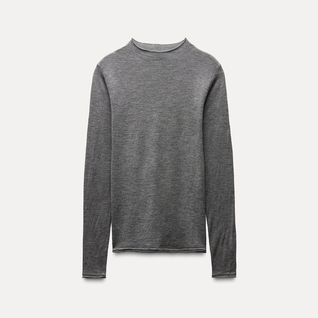Moudda ZARA - Pull top col bateau ultra-fin 70% laine 30% soie - Tunisie 2