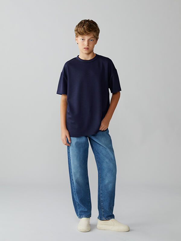 Moudda LC Waikiki - Pantalon tissé en denim Garçon Rodéo mid indigo - Tunisie 1