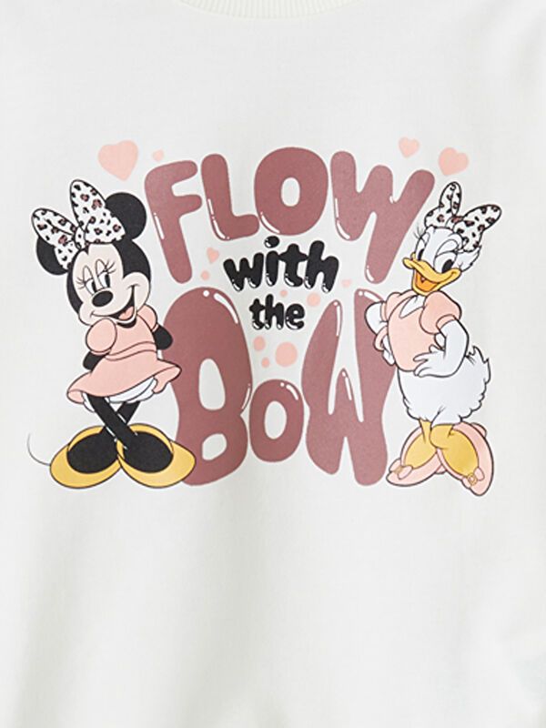 Moudda LC Waikiki - Sweatshirt en jersey sous licence Fille Ecru - Tunisie 2