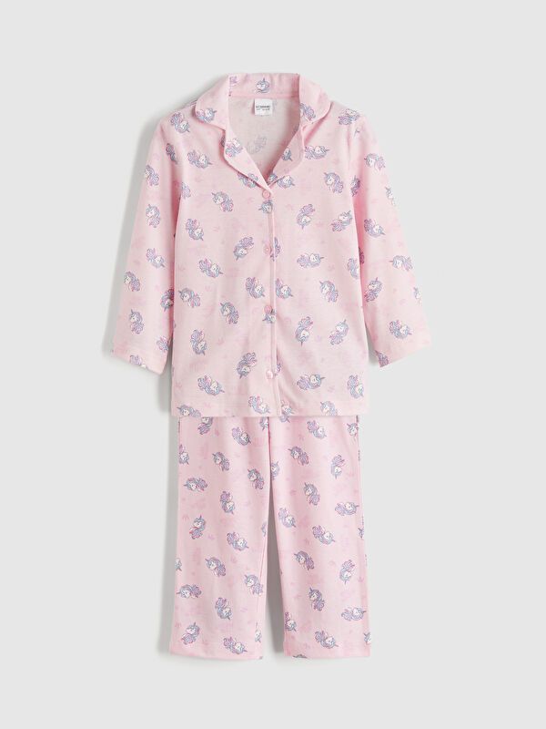Moudda LC Waikiki - Pyjama manches longues en jersey mi-saison pour Fille - Tunisie 1