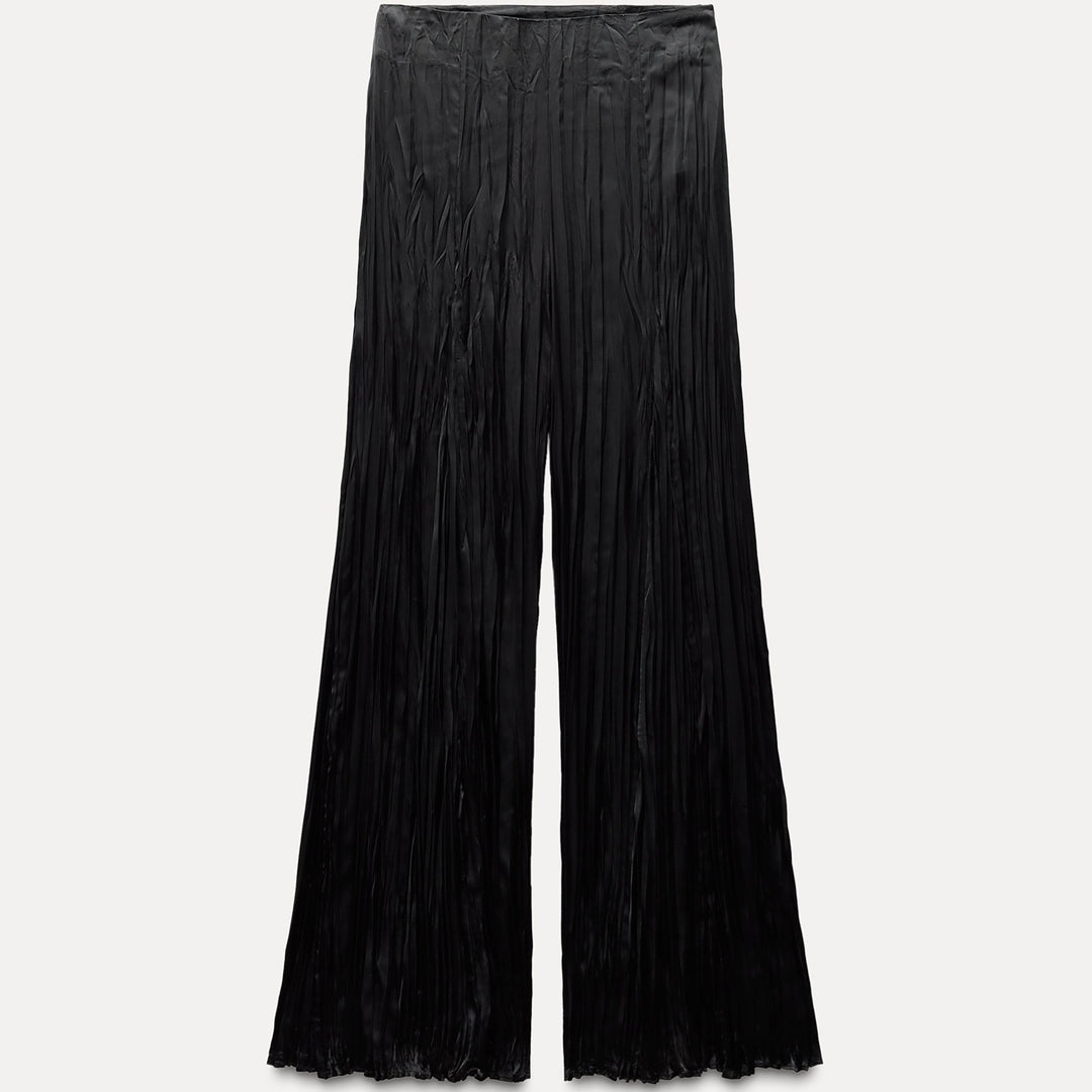 Moudda ZARA - Pantalon satiné froissé godets - Tunisie 2