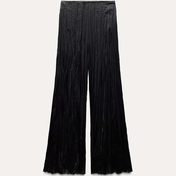 Moudda ZARA - Pantalon satiné froissé godets - Tunisie 2