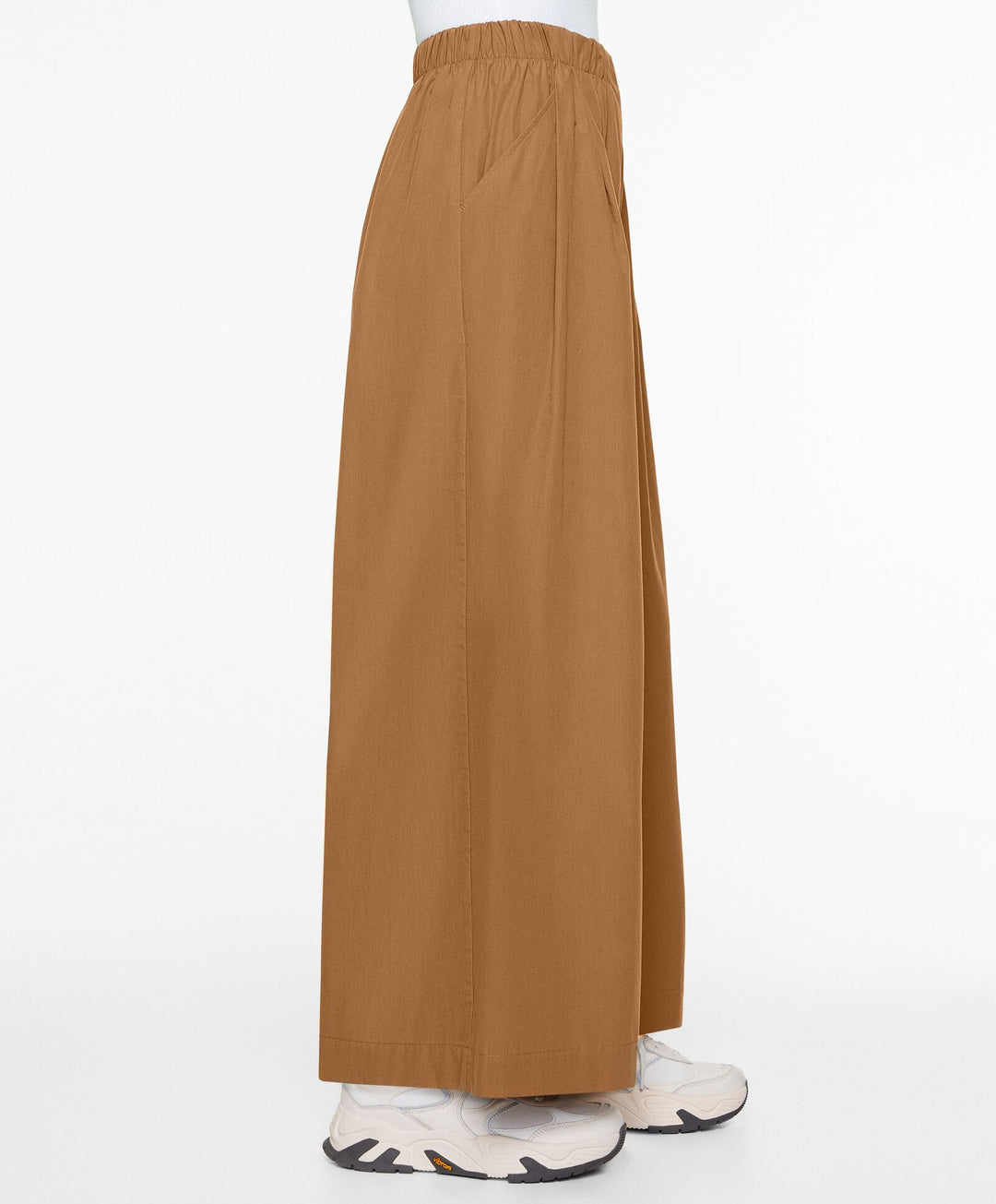 Moudda Oysho - Pantalon Jambe Large en Popeline - Tunisie 6
