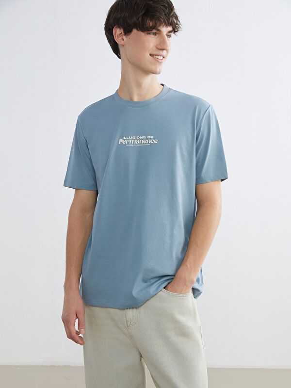 Moudda LC Waikiki - T-shirt imprimé manches courtes en jersey - Tunisie 1