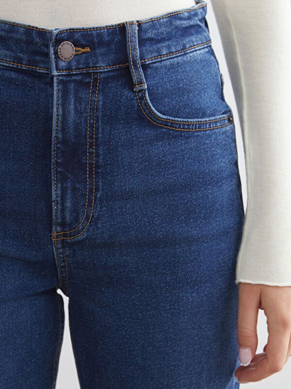 Moudda LC Waikiki - Pantalon jean tissé basique Femme Rodéo noir - Tunisie 2