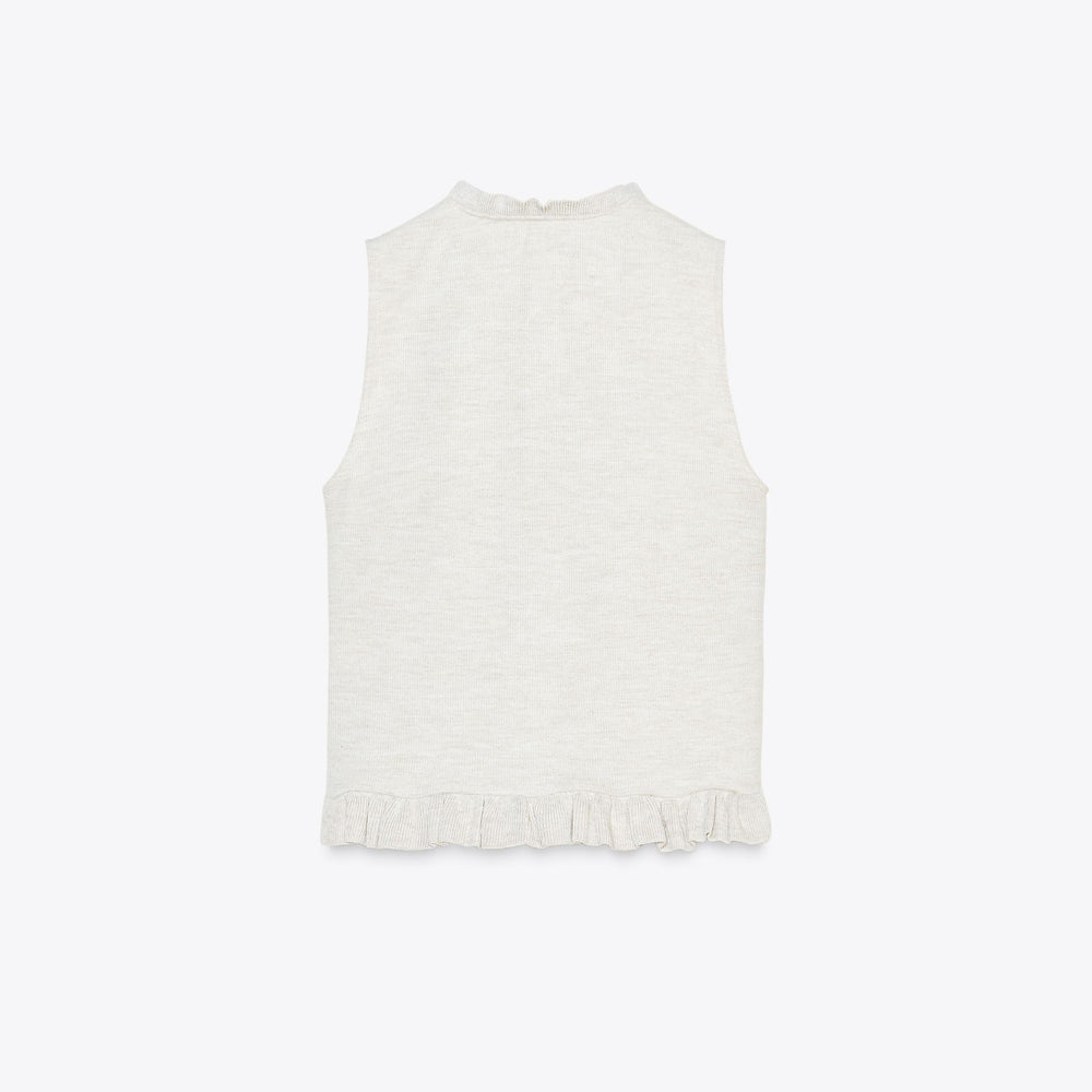 Moudda ZARA - Gilet Soft Touch - Volants - Tunisie 2