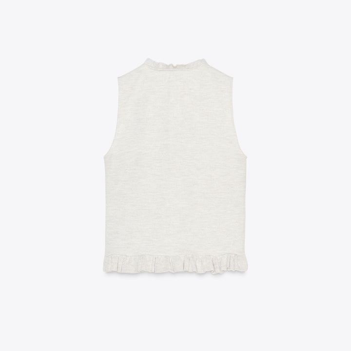 Moudda ZARA - Gilet Soft Touch - Volants - Tunisie 2