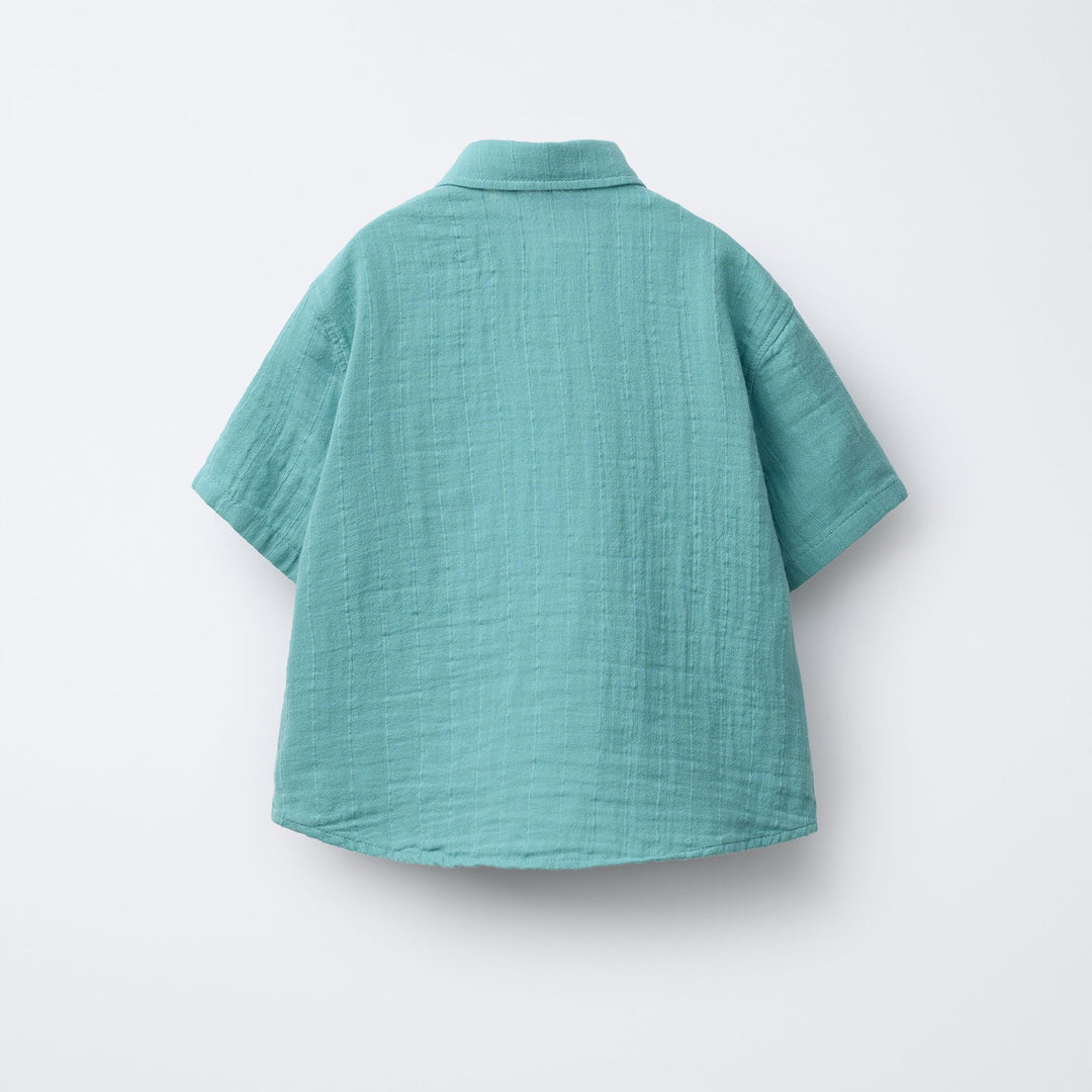 Moudda ZARA - Chemise Enfant - Bambula Moutarde & Texture - Tunisie 2
