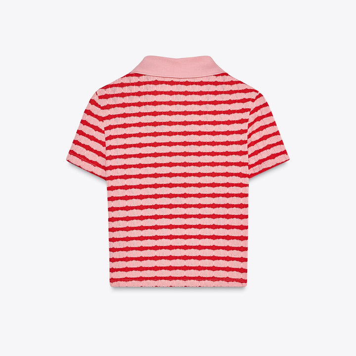 Moudda ZARA - T-Shirt Polo - Jacquard & Col Rond - Tunisie 2