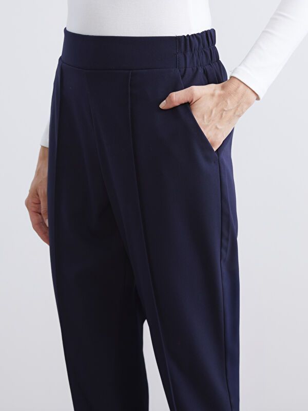 Moudda LC Waikiki - Pantalon tissé moyen Femme Marine - Tunisie 3