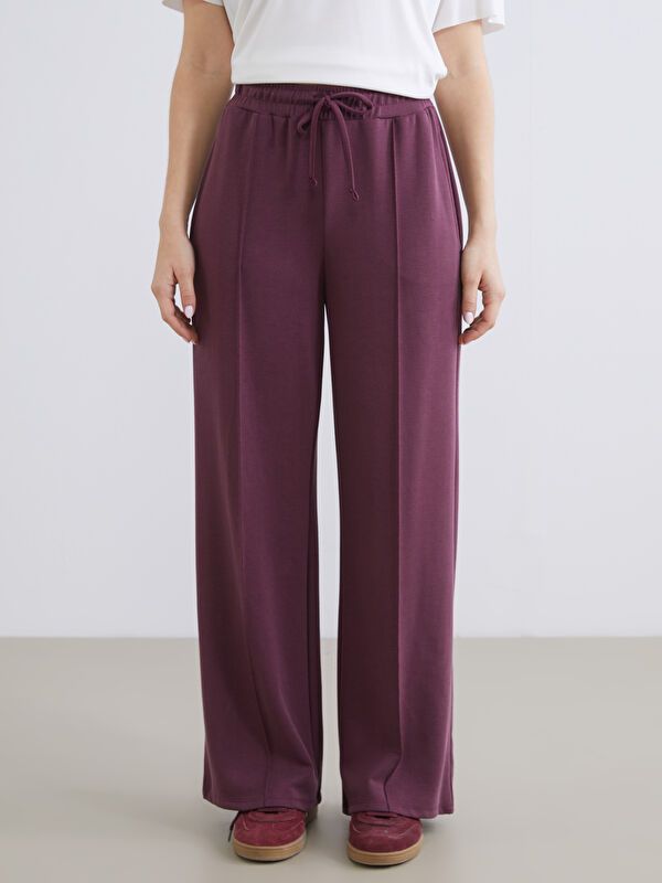 Moudda LC Waikiki - Pantalon en jersey Femme Prune - Tunisie 2