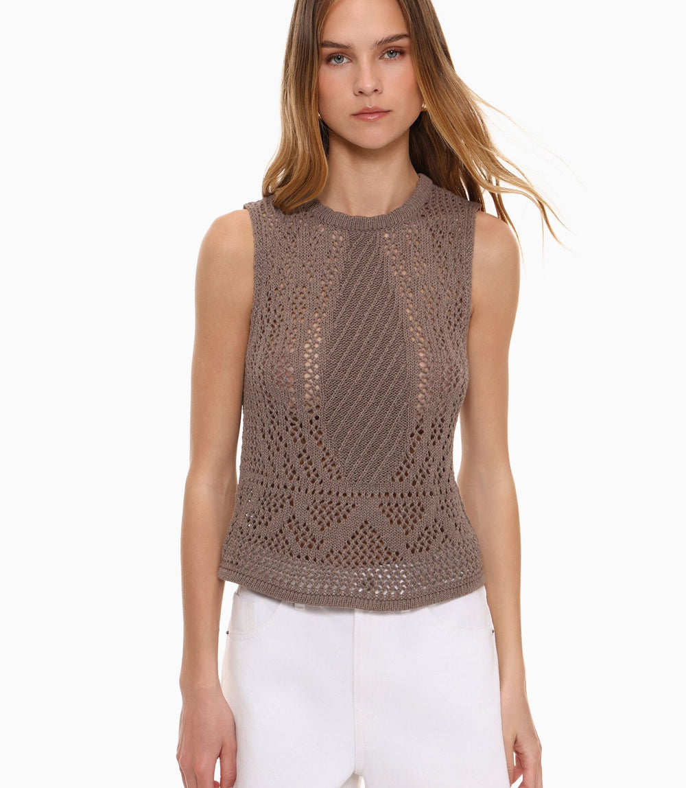 Moudda Lefties - Top Rustique (Gris-Taupe) - Tunisie 2