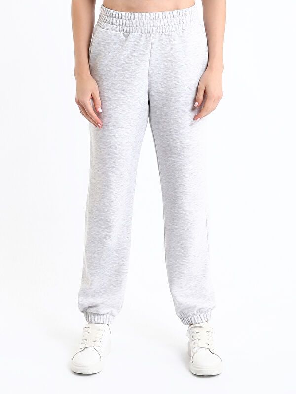 Moudda LC Waikiki - Pantalon en jersey Femme Mélange de gris - Tunisie 2