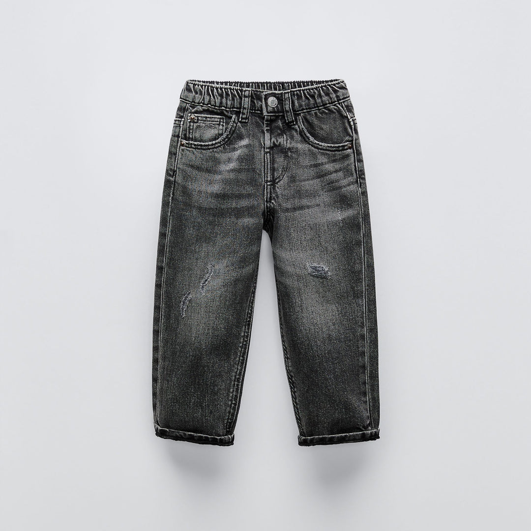 Moudda ZARA - Pantalon jean taille basse déchiré basique - Tunisie 2