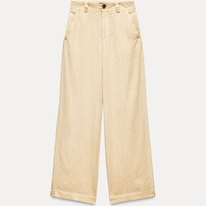 Moudda ZARA - Set pantalon en lin teint froid - Tunisie 1