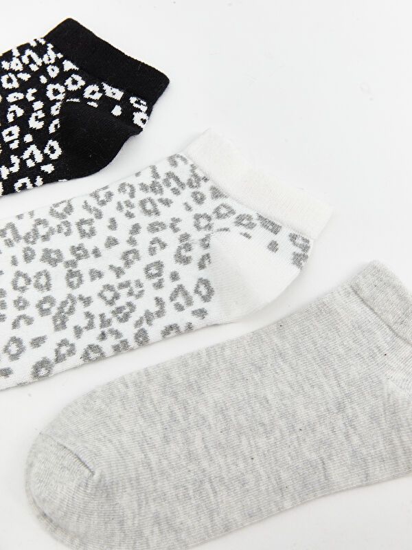 Moudda LC Waikiki - Chaussettes pour sneakers Femme Noir - Tunisie 2