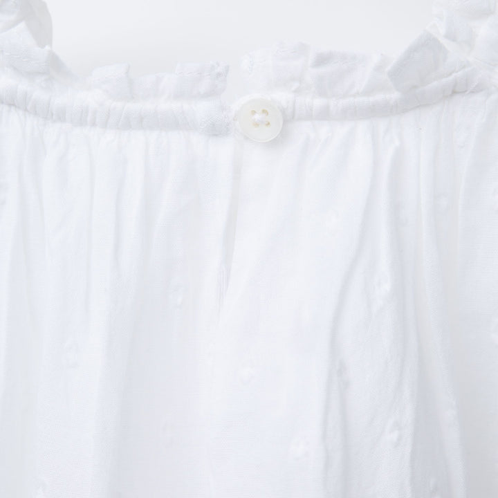 Moudda ZARA - Robe Enfant Blanche Schiffli - Collection Avril - Tunisie 4