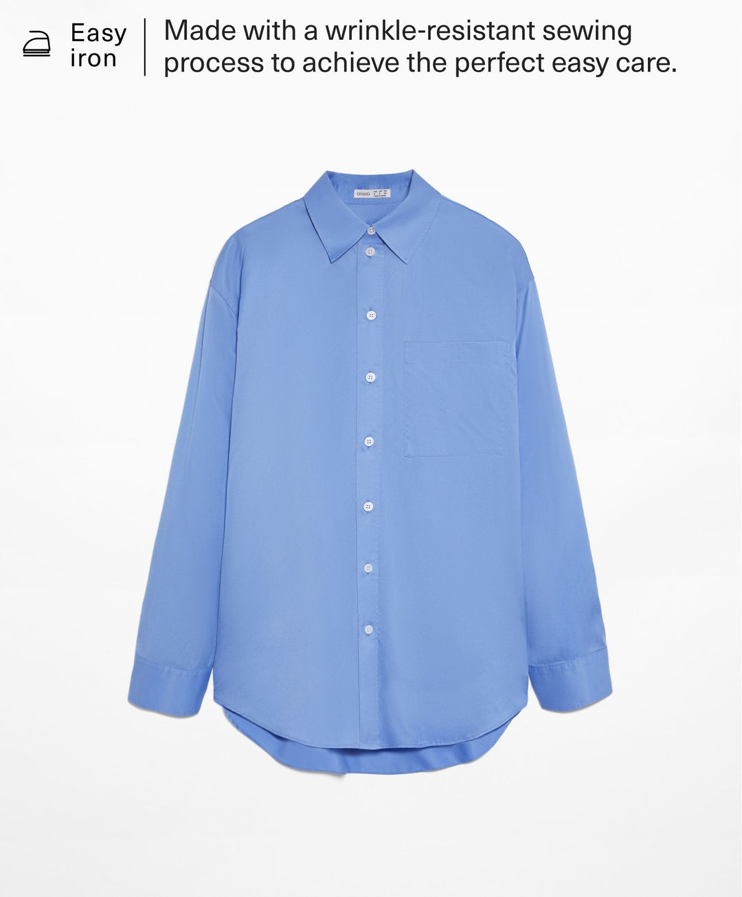 Moudda Oysho - Chemise Repassage Facile Oversize - Tunisie 3
