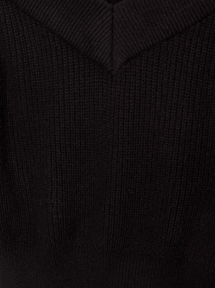 Moudda PULL & BEAR - Pull Crop Perlé Bardot Col V Double Way - Tunisie 7
