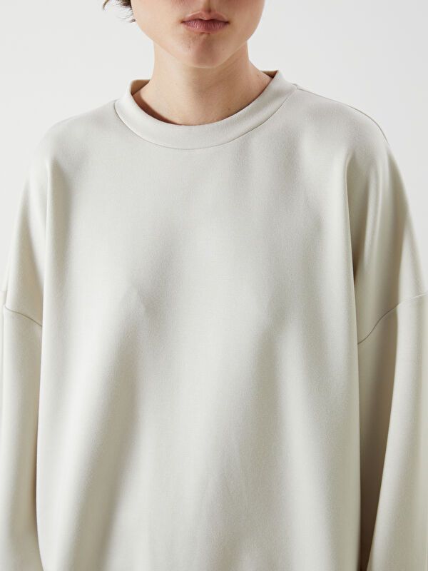 Moudda LC Waikiki - Sweatshirt en jersey Femme Gris clair - Tunisie 3