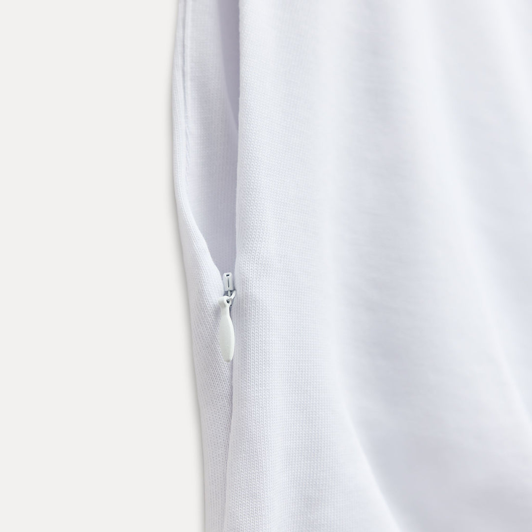 Moudda ZARA - T-shirt Blanc Asymétrique à Plis - Tunisie 3