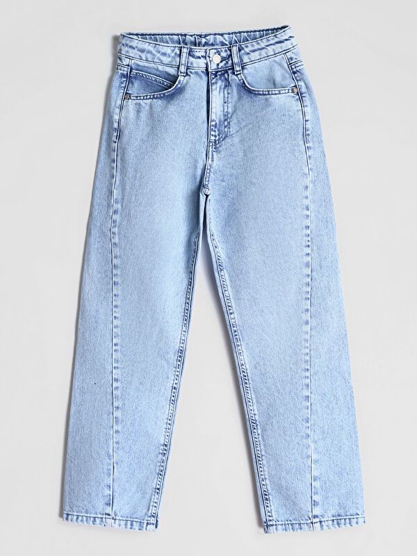 Moudda LC Waikiki - Pantalon tissé en denim Fille Rodéo mid indigo - Tunisie 1