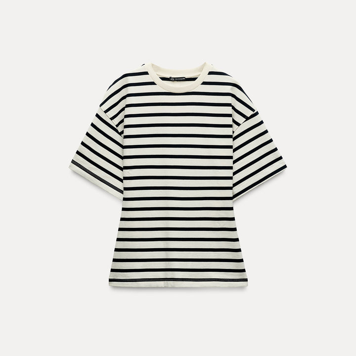 Moudda ZARA - T-shirt Rayé Cintré - Tunisie 1