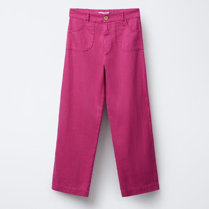 Moudda ZARA - Pantalon Fille Lin - Bouton - Tunisie 1