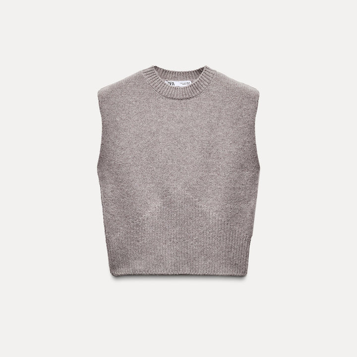 Moudda ZARA - Gilet Cervinia (50% laine) détail taille - Tunisie 1