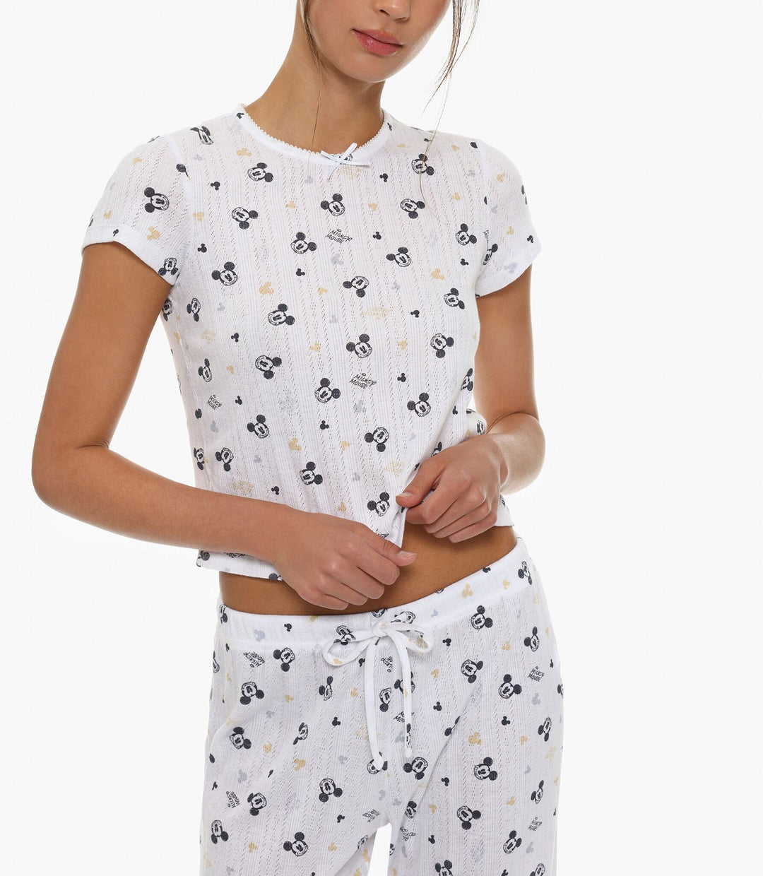 Moudda Lefties - T-Shirt Pyjama Pointelle - Mickey (Licence) - Tunisie 5