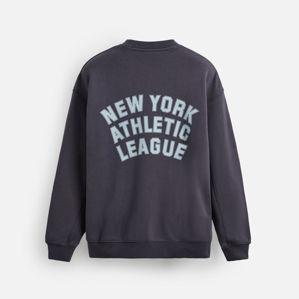 Moudda ZARA - Sweat - Col Rond, Heavy Fleece & Imprimé Simple Varsity - Tunisie 2