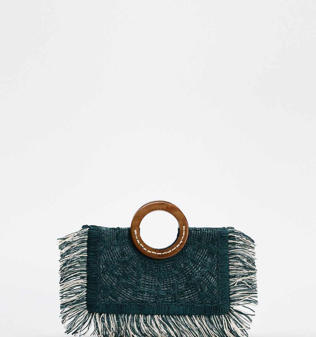 Moudda ZARA - Sac shopper horizontal raphia anse bois - Tunisie 8
