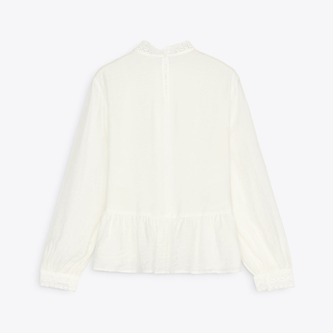 Moudda ZARA - Blouse - Col Caja & Dentelle - Tunisie 2
