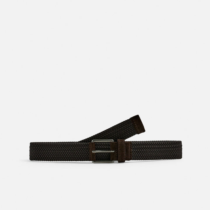 Moudda ZARA - Ceinture Tressée Élastique - Boucle Roulée Cuir - Tunisie 1