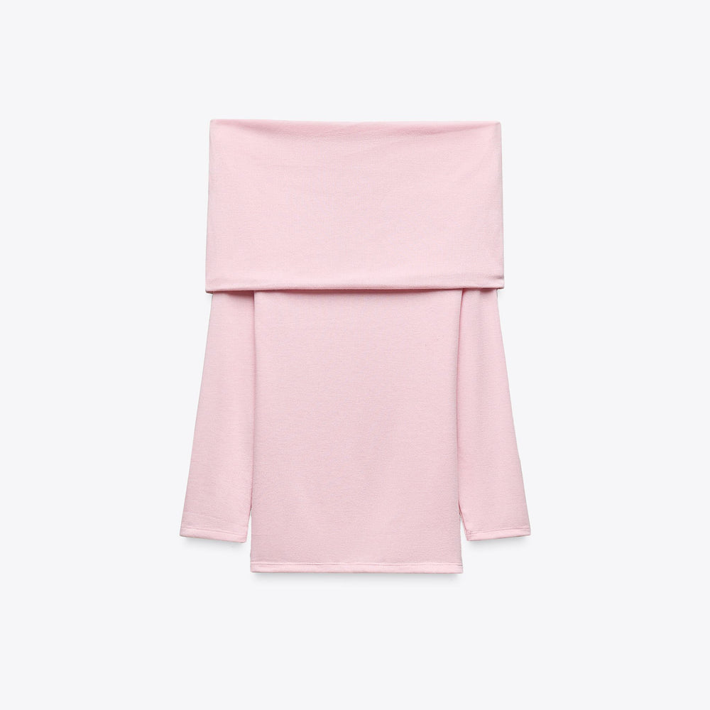 Moudda ZARA - T-Shirt Soft - Drapé & Off-Shoulder - Tunisie 2