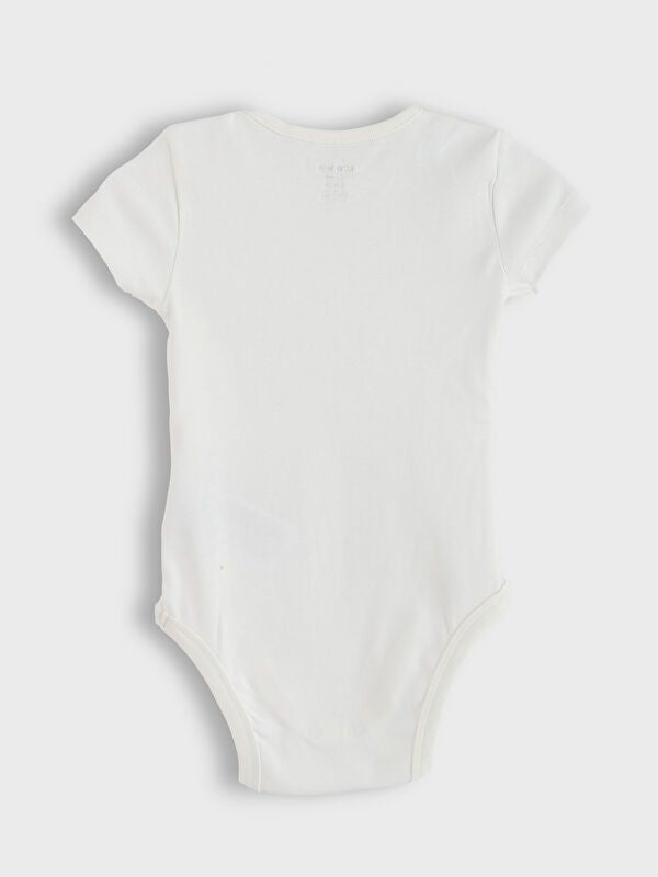 Moudda LC Waikiki - Body manches courtes Fille Ecru - Tunisie 4