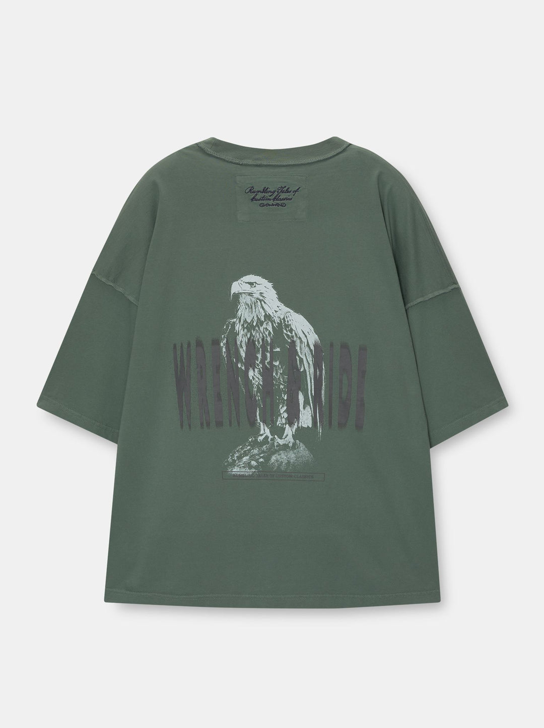 Moudda PULL & BEAR - T-Shirt Lavé Usé Imprimé Aigle - Tunisie 2