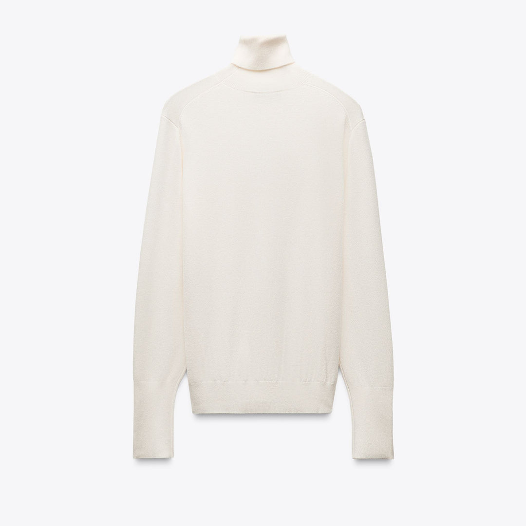 Moudda ZARA - Pull Basic - Col Cyrène & Bouton Doré Poignet - Tunisie 2