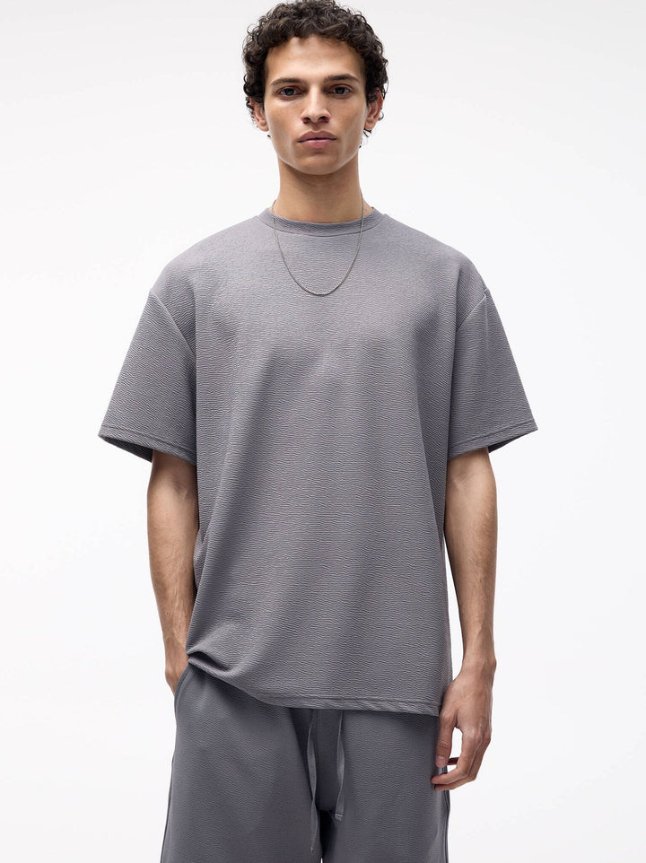 Moudda PULL & BEAR - T-Shirt Demi-Manches Set Structure - Tunisie 1