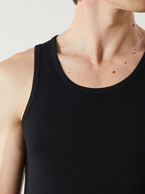 Moudda LC Waikiki - Débardeur sous-vêtements Homme Noir - Tunisie 5