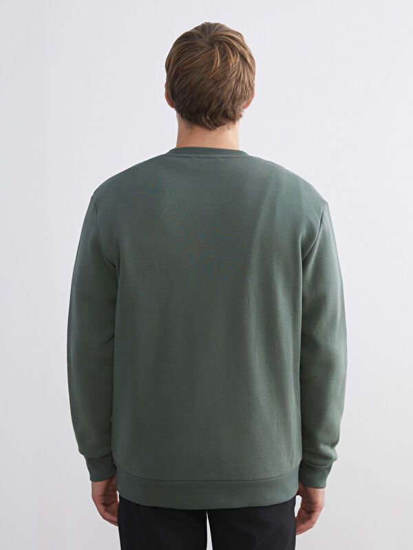 Moudda LC Waikiki - Sweatshirt en jersey Homme Vert terne - Tunisie 4