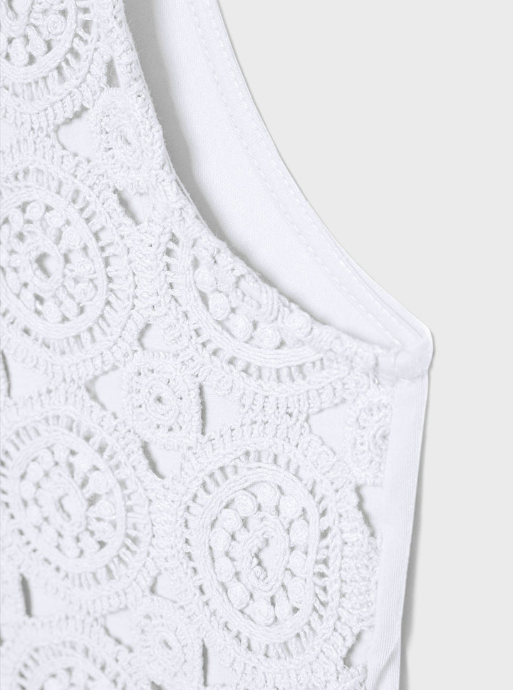 Moudda STRADIVARIUS - T-Shirt S/M en Crochet - Tunisie 3
