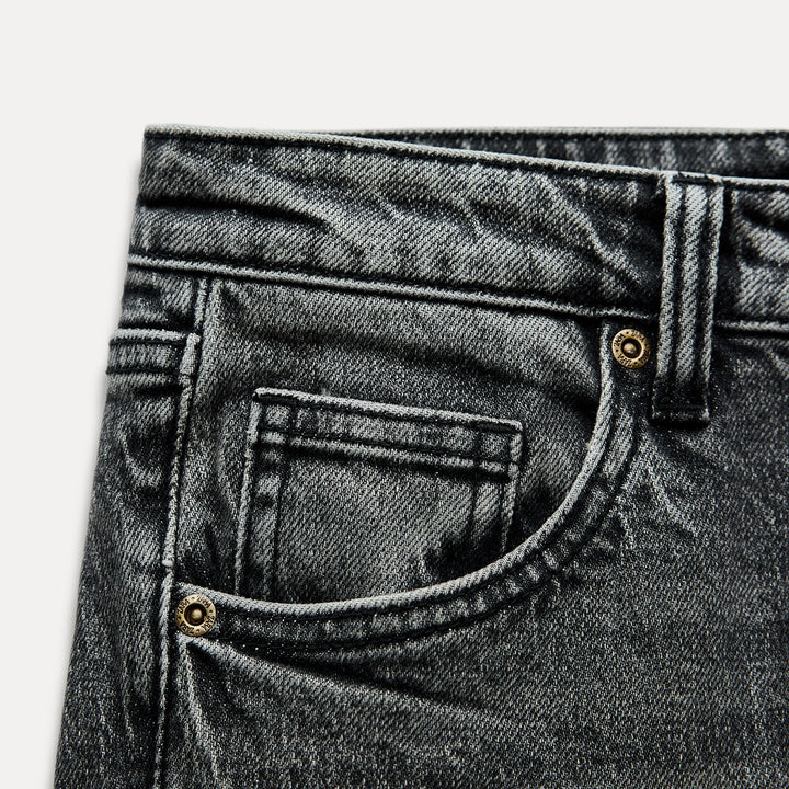 Moudda ZARA - Pantalon cropped flare 5 poches mid rise bas raw - Tunisie 3