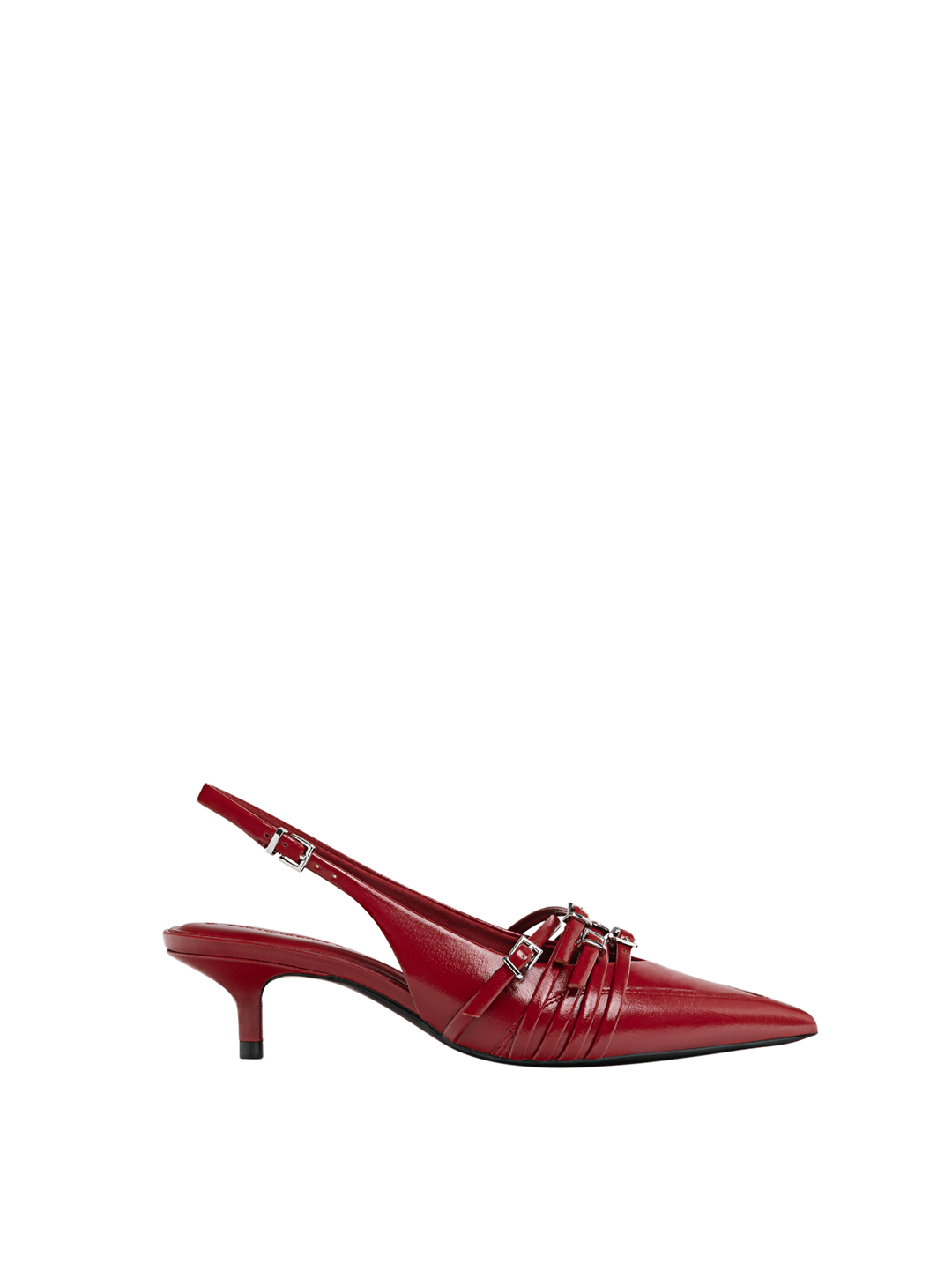 Moudda STRADIVARIUS - Chaussures à Talon Kitten avec Boucles - Tunisie 1