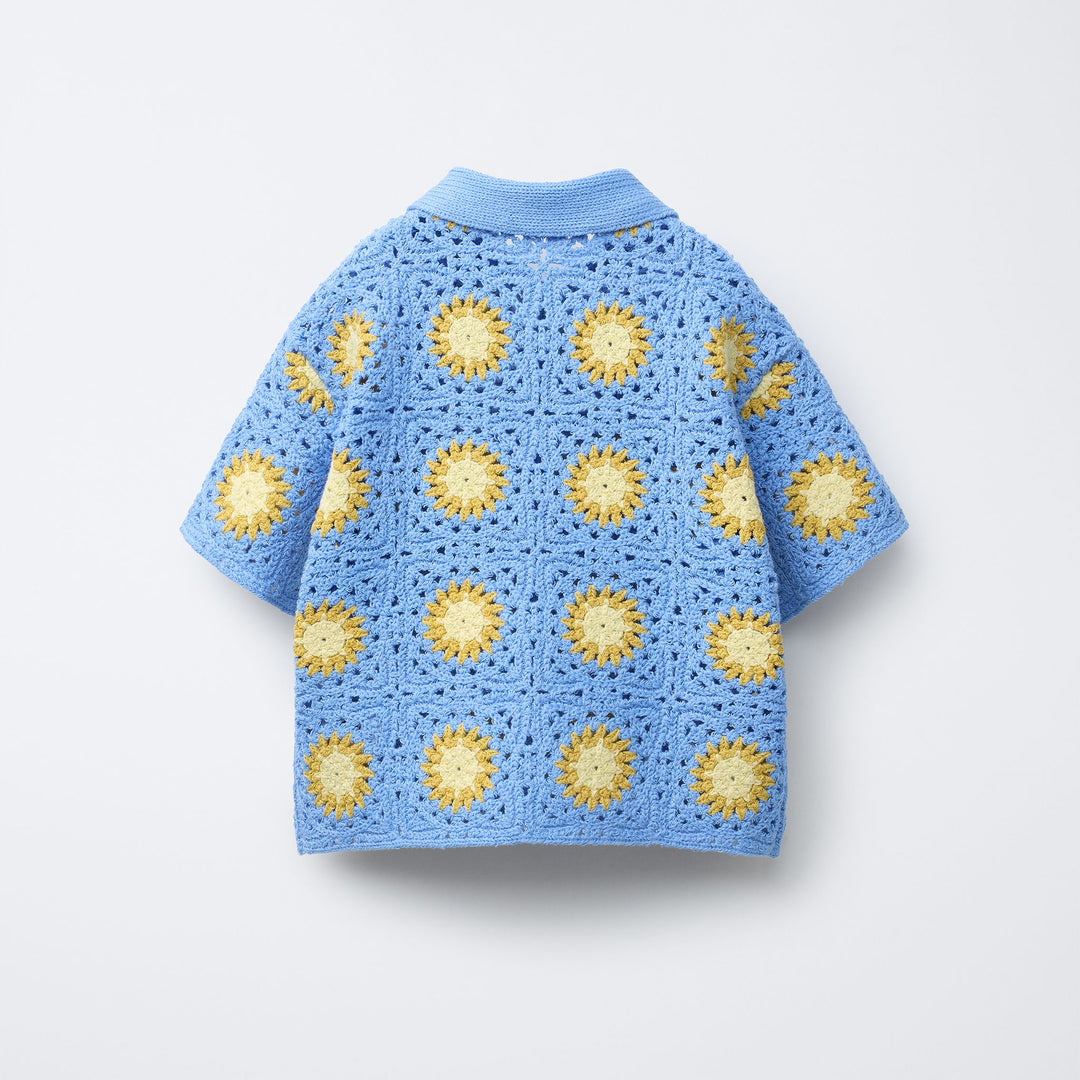 Moudda ZARA - Chemise Maille Enfant - Crochet & Soleils (4TD) - Tunisie 2