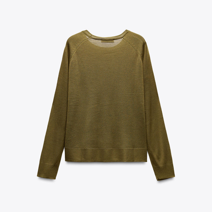 Moudda ZARA - Nouveau Pull - Col Caja & Manches Raglan - Tunisie 2